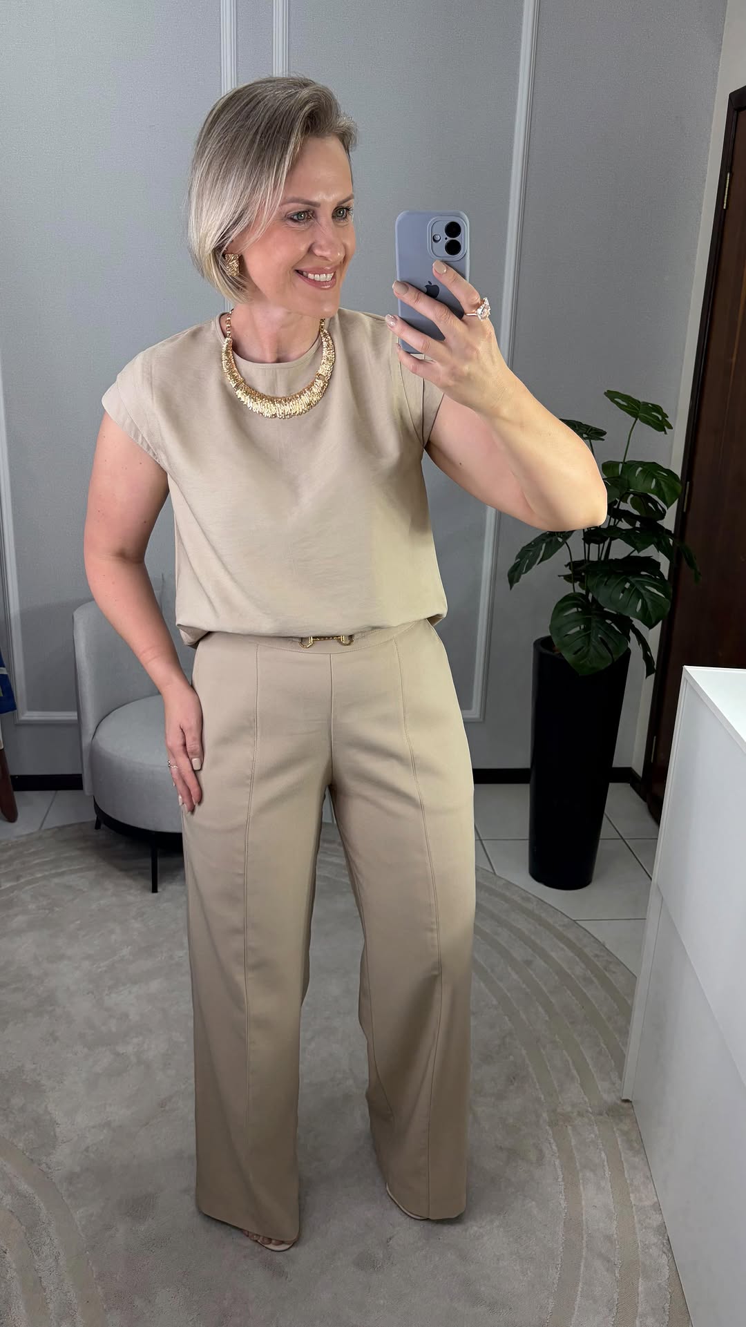 Conjunto Alfaiataria Analu | 100% Linho