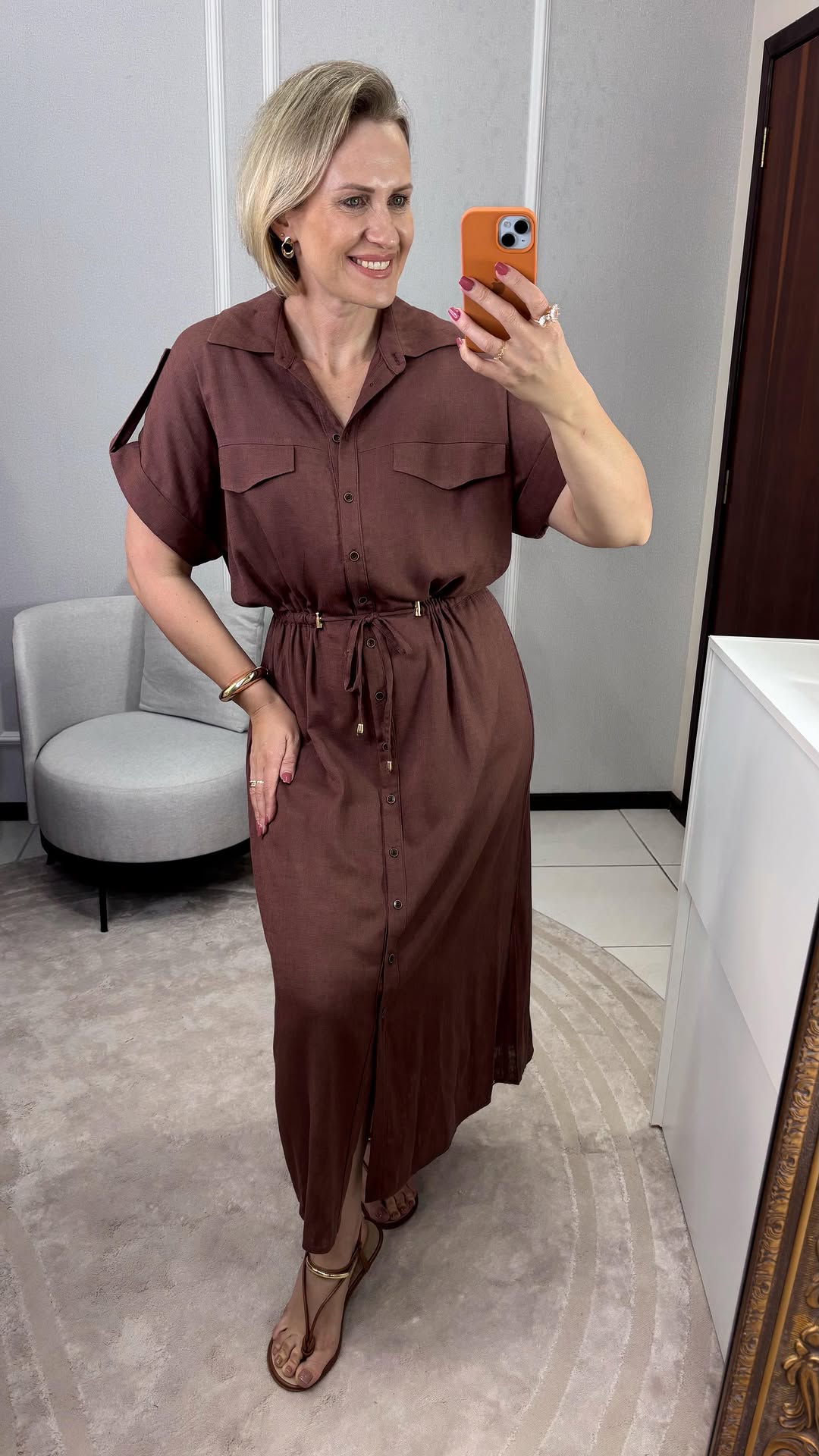 Vestido Alfaiataria Regina | 100% Linho