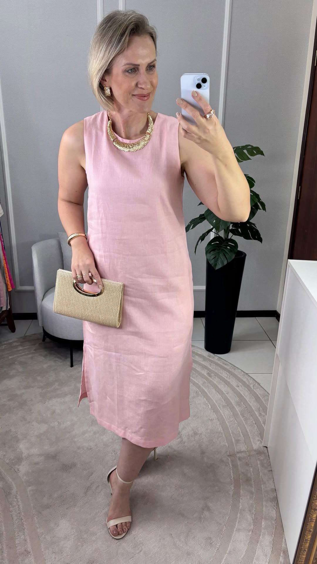 Vestido Alfaiataria Natália| 100% Linho